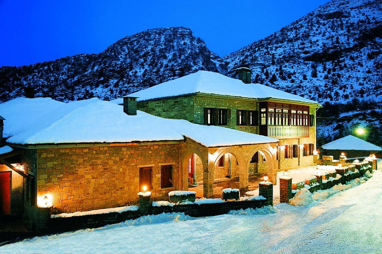 Hotel Δρακολιμνη Tsepelovo Exteriér fotografie